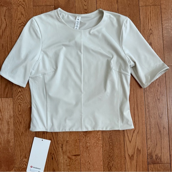 lululemon athletica Tops - Lululemon NWT Tight-Fit Lined T-Shirt size M